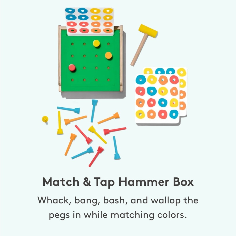 LOVEVERY Match & Tap Hammer Box